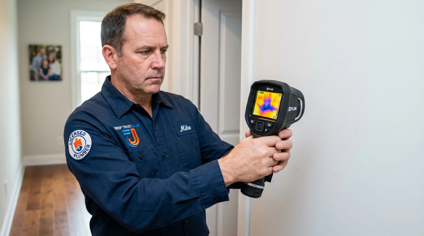 Thermal imaging leak detection by Johns Plumbing LLC in Los Lunas
